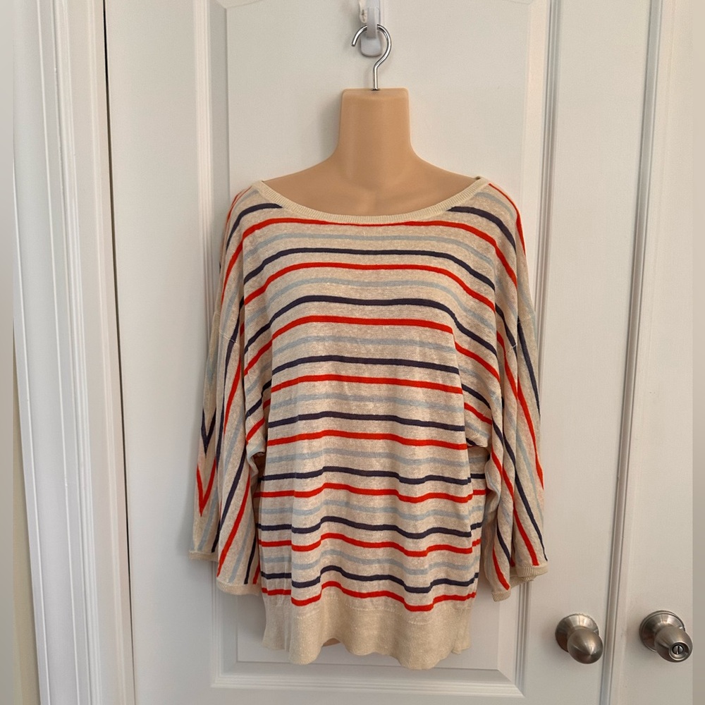 HIHO DESIGNED IN‎ TORTOLA BVI Striped Nautical Sweater